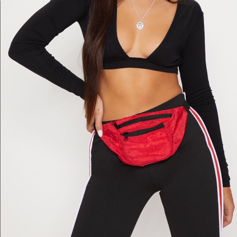 red fanny pack